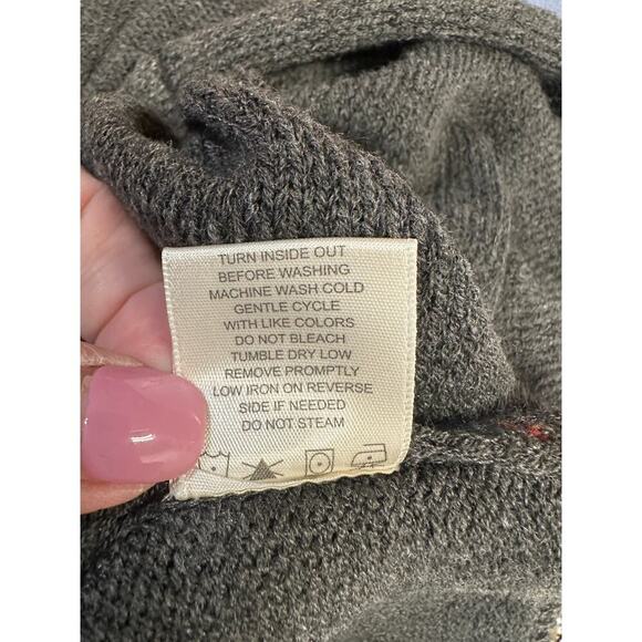 Indigo Thread Co. Boho Fringe Poncho Hoodie 1X - Picture 10 of 10